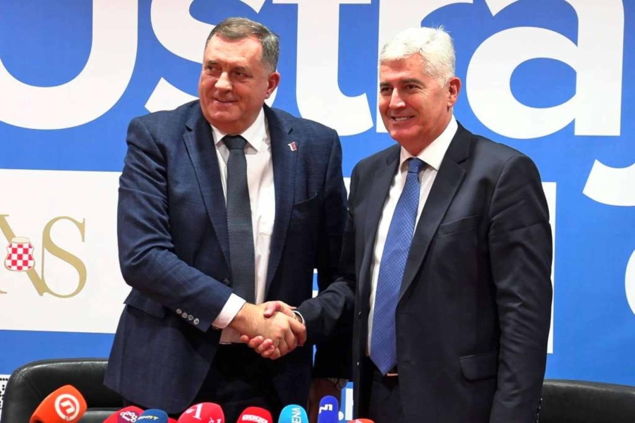 ČELIČNO PARTNERSTVO DVOJICE AUTOKRATA: ‘Dodiku su samo Čovićeva vrata uvijek otvorena!’